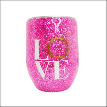 Load image into Gallery viewer, 12 oz Custom Love Tumbler w/Lid & Straw