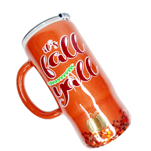 Load image into Gallery viewer, 16oz It's Fall Yall Tumbler w/ Lid