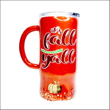 Load image into Gallery viewer, 16oz It's Fall Yall Tumbler w/ Lid