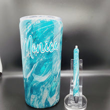 Load image into Gallery viewer, (3) 22 oz MarbleTumbler & Pen w/Lid & Straw