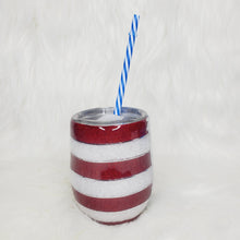 Load image into Gallery viewer, 12 oz America Tumbler w/Lid & Straw