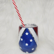 Load image into Gallery viewer, 12 oz Red White & Booze Tumbler w/Lid & Straw