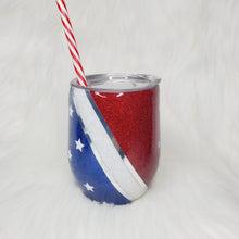 Load image into Gallery viewer, 12 oz Red White & Booze Tumbler w/Lid & Straw