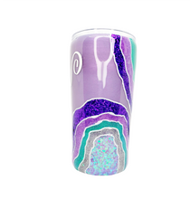 Load image into Gallery viewer, 22 oz Custom Agate Geode w/Lid & Straw