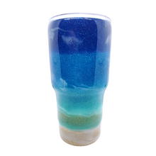 Load image into Gallery viewer, 30 oz Custom It Was Then I Carried You Tumbler w/Lid & Straw