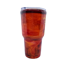 Load image into Gallery viewer, 30 oz Custom Fire Tumbler w/Lid & Straw