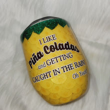 Load image into Gallery viewer, 12oz Pina Colada w/Removable Lid &amp; Straw
