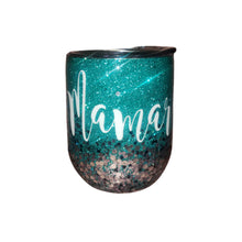 Load image into Gallery viewer, 12 oz Custom Name Tumbler w/Lid &amp; Straw
