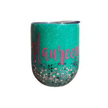 Load image into Gallery viewer, 12 oz Custom Name Tumbler w/Lid &amp; Straw
