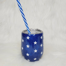 Load image into Gallery viewer, 12 oz America Tumbler w/Lid &amp; Straw
