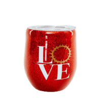 Load image into Gallery viewer, 12 oz Custom Love Tumbler w/Lid &amp; Straw
